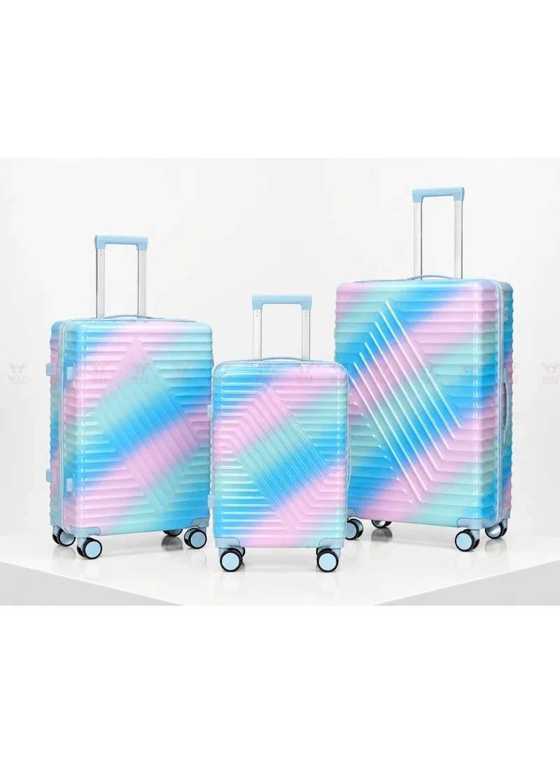 WAF WAF Luggage Set 20/24/28 Inch Polycarbonate Suitcase with TSA Lock, 360° Spinner Wheels & Durable Telescopic Handle - Hard Shell Travel Trolley Bags