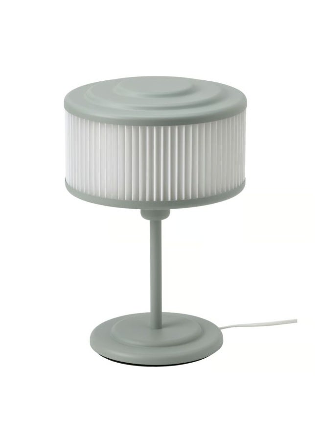 IKEA (IKEA) مصباح طاولة، رمادي مخضر، 37 سم - Image 1