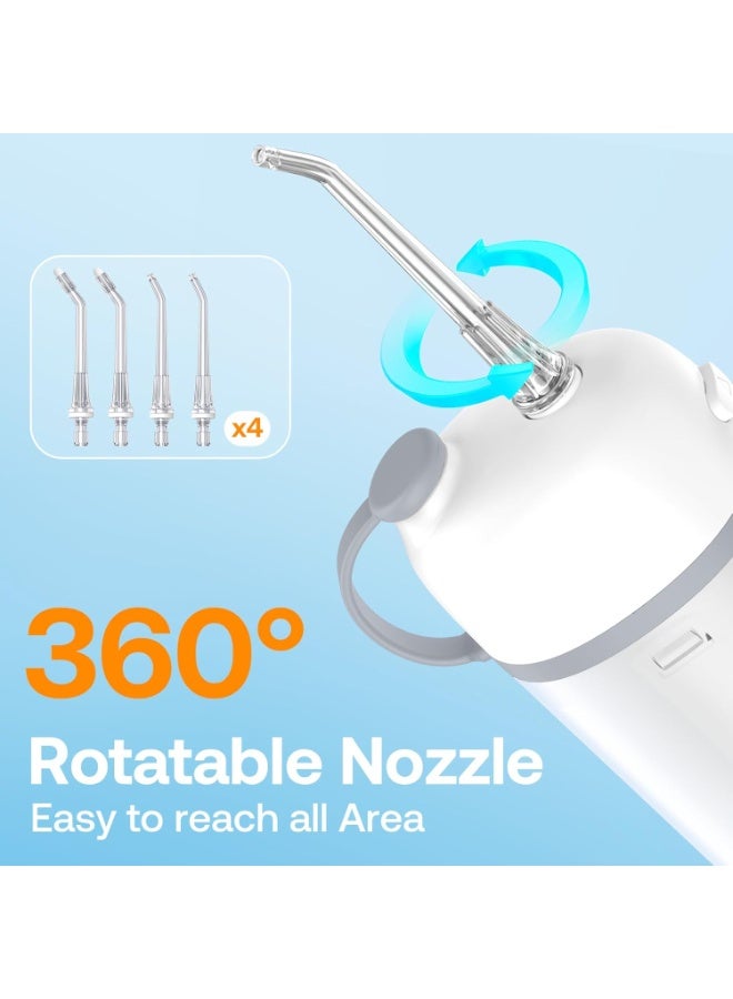 Bitvae P1 Water Flosser for Teeth, Portable Mini Water Flosser, Cordless Water Teeth Cleaner Picks with Telescopic Water Tank, Type-C Rechargeable Oral Irrigator for Travel & Home - Image 2