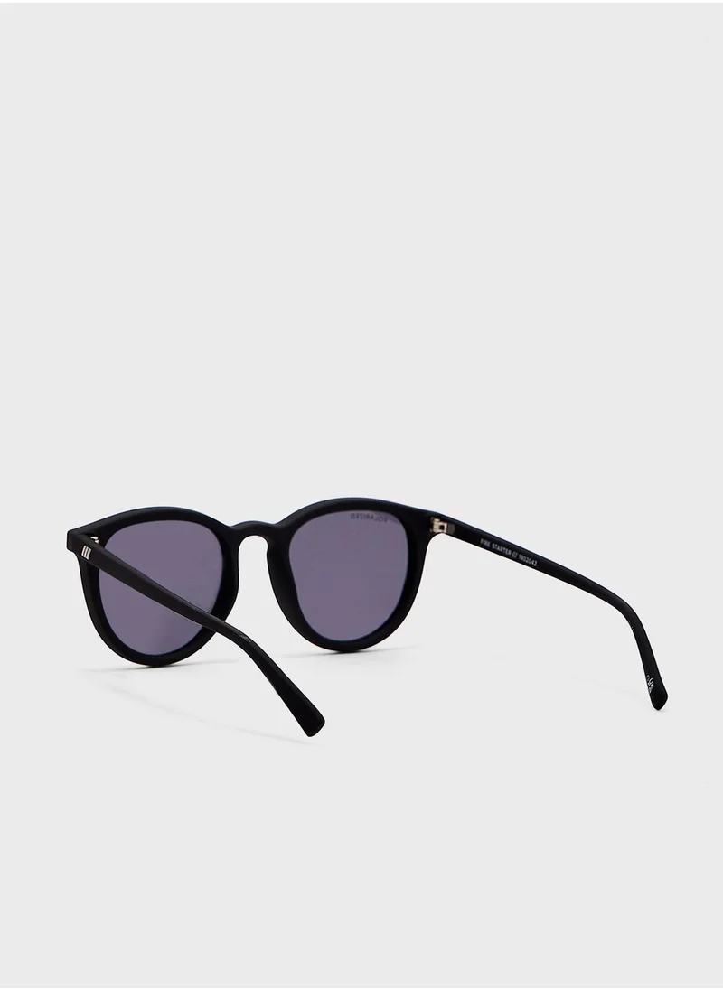 Le Specs Firestarter Shape Sunglasses