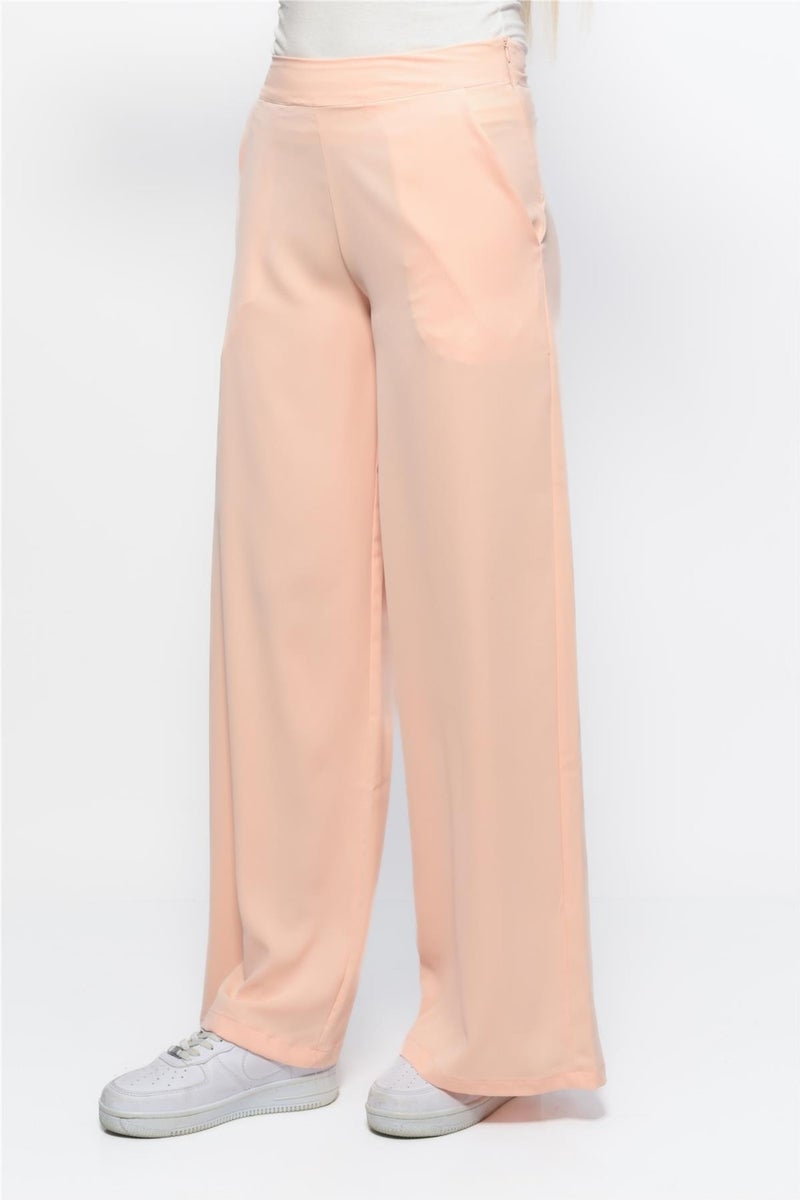 Nuseel Classic Wide Leg Pants Pink  - Image 3