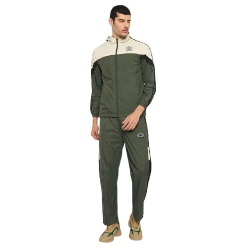 Duke Stardust Men Full Sleeve Hooded Tracksuit (SDZ3199_Bottle Green_L) - Image 1
