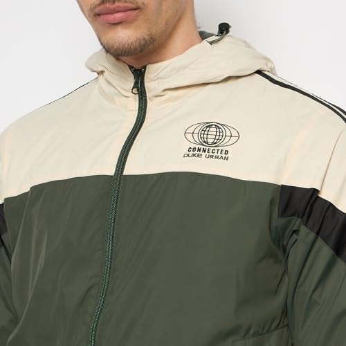 Duke Stardust Men Full Sleeve Hooded Tracksuit (SDZ3199_Bottle Green_L) - Image 3