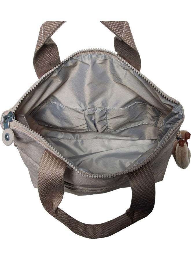 KIPLING KIPLING حقيبة كروسبودي نسائية من كيبلينج، طراز إليفا، لون ذهبي بني، مقاس 12.25 بوصة طول × 13 بوصة ارتفاع × 4.75 بوصة عمق (مقاس أمريكي) - Image 3