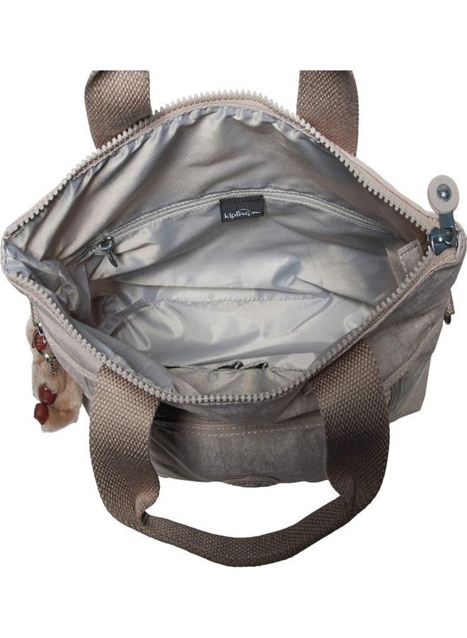KIPLING KIPLING حقيبة كروسبودي نسائية من كيبلينج، طراز إليفا، لون ذهبي بني، مقاس 12.25 بوصة طول × 13 بوصة ارتفاع × 4.75 بوصة عمق (مقاس أمريكي) - Image 4
