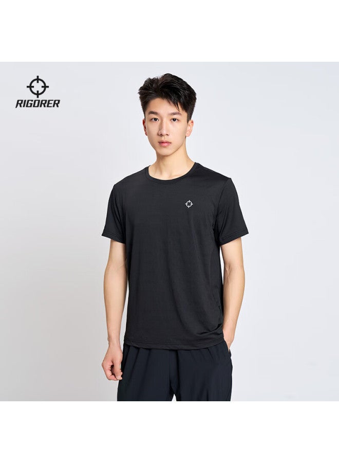 RIGORER  Men's Quick Dry Short Sleeve T-shirt For Running And Fitness Training Outdoor Sports Top - Image 1