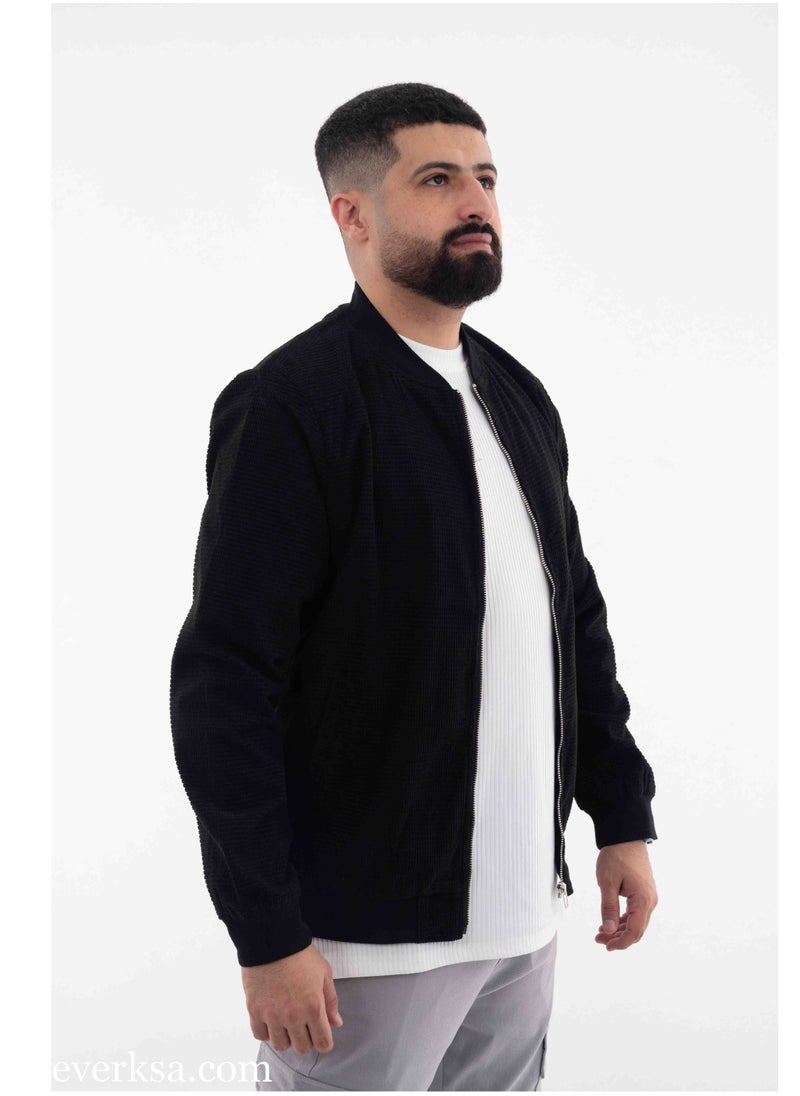 Men's Black Jacket - pzsku/Z224C3DE40273FFB2CBBFZ/45/_/1735538156/2ee6b25b-04e1-44b7-9538-62f79647a8e0