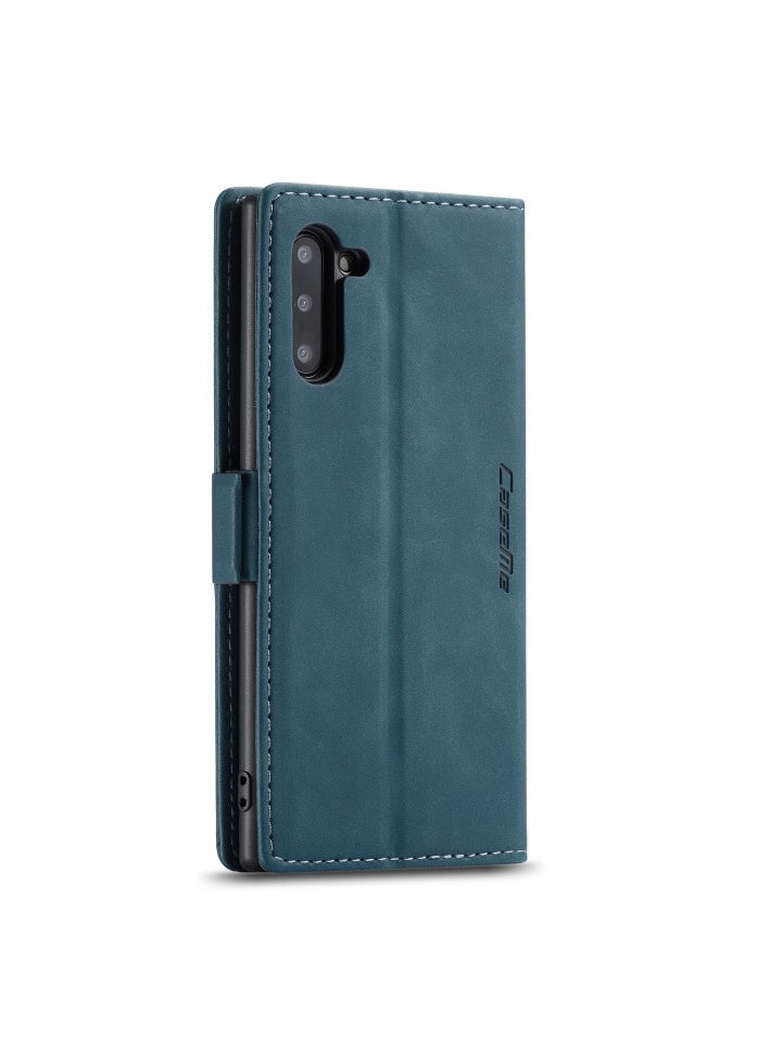 CaseMe - CaseMe Samsung Galaxy Note 10 Plus Case Wallet, for Samsung Galaxy Note 10 Plus Wallet Case Book Folding Flip Folio Case with Magnetic Kickstand Card Slots Protective Cover - Green - Image 1