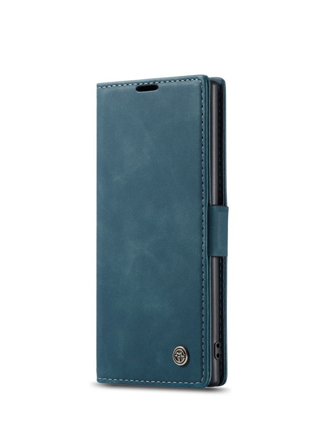 CaseMe - CaseMe Samsung Galaxy Note 10 Plus Case Wallet, for Samsung Galaxy Note 10 Plus Wallet Case Book Folding Flip Folio Case with Magnetic Kickstand Card Slots Protective Cover - Green - Image 1