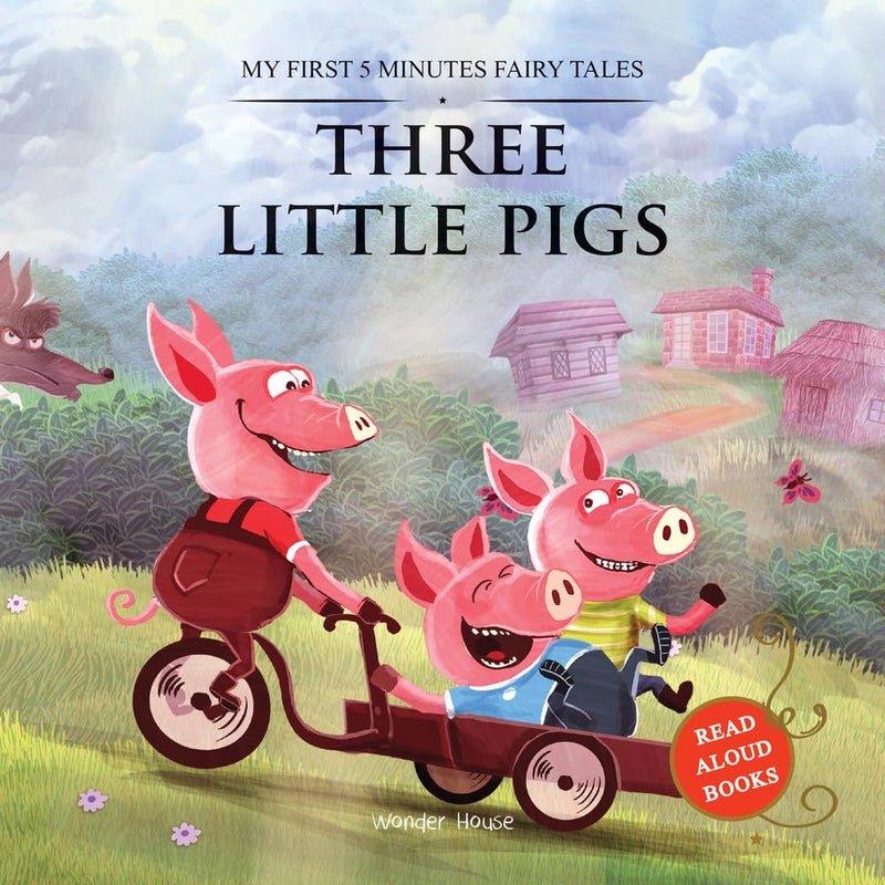 My First 5 Minutes Fairy Tales Three little pigs : Traditional Fairy Tales For Children (Abridged and Retold) - Image 1