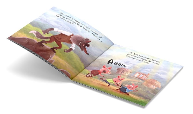 My First 5 Minutes Fairy Tales Three little pigs : Traditional Fairy Tales For Children (Abridged and Retold) - Image 4