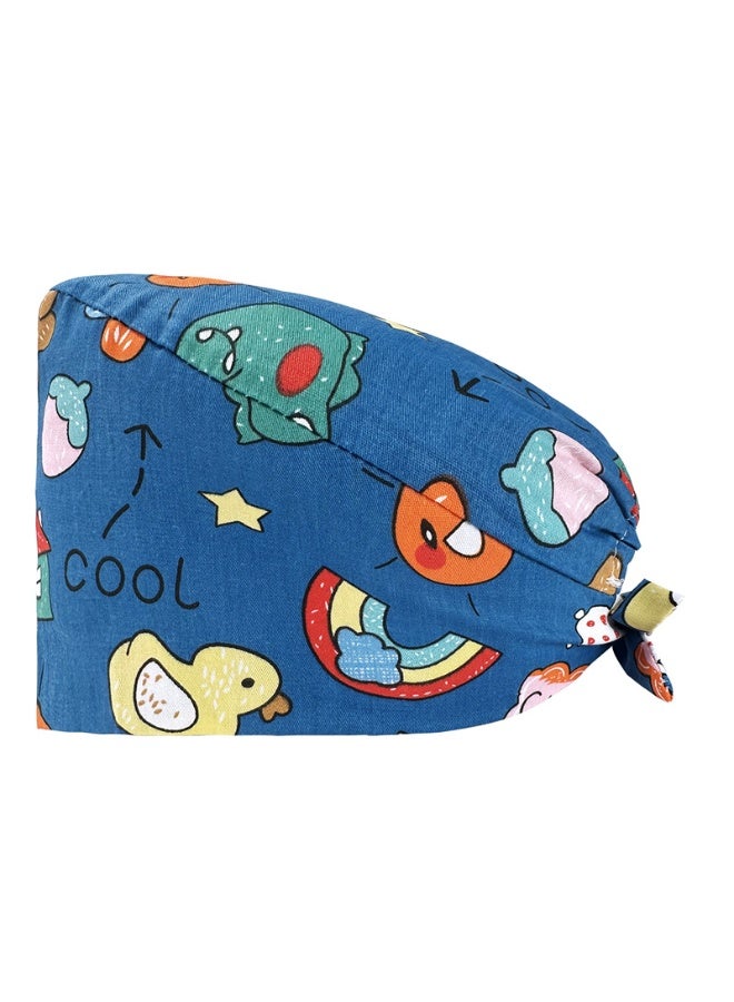 NIBEMINENT Adjustable Medical Scrubs Hats Lab Working Cap Surgicals Hat Nurse Dentist Nursing Accessories Scrub Caps Cook Head Over Hats