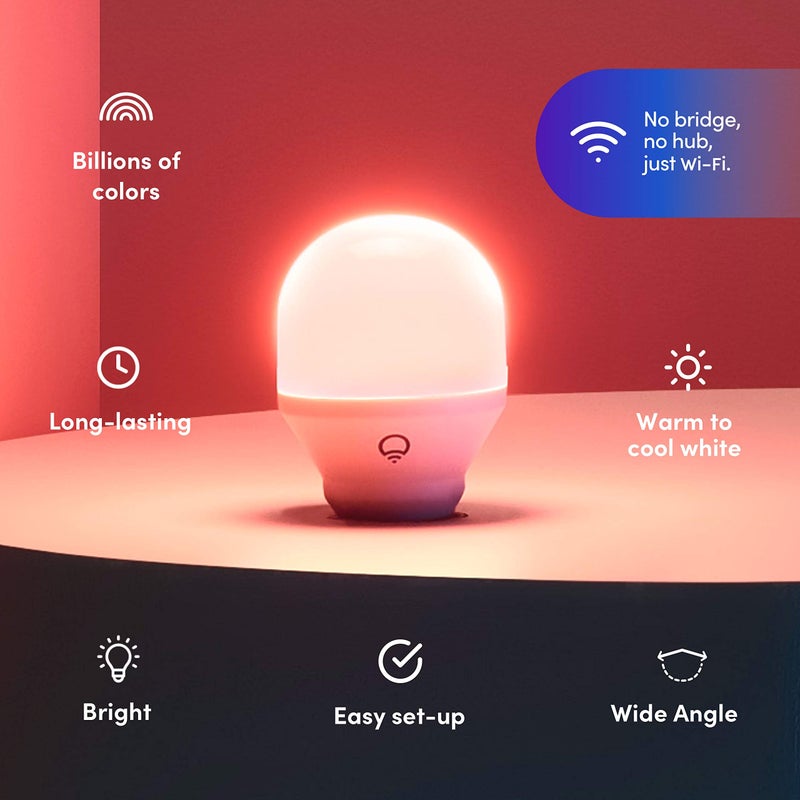 LIFX Color A19 800 lumens, Billions of Colors and Whites, Wi-Fi Smart LED Light Bulb, No bridge required, Works with Alexa, Hey Google, HomeKit and Siri. - Image 2