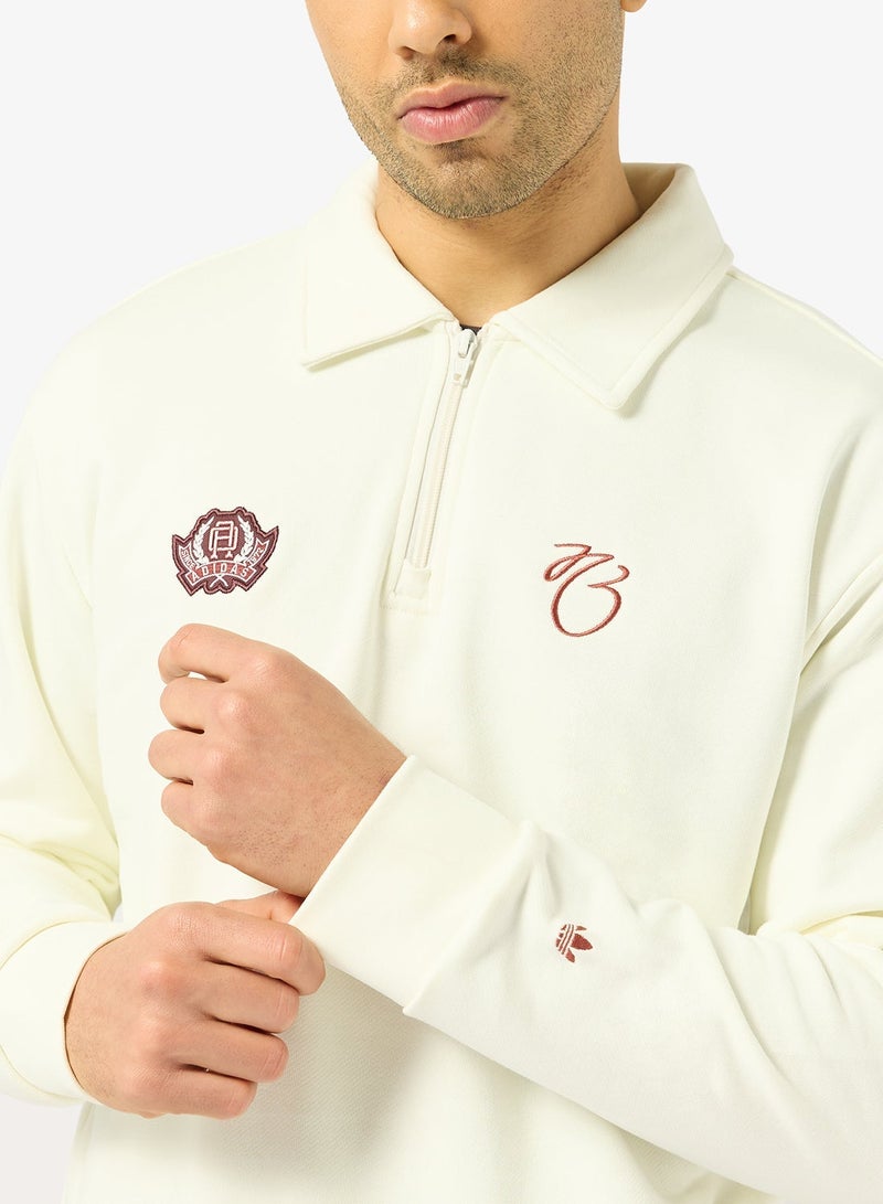 Adidas Jude Bellingham Loose Half Zip Sweatshirt - Image 3