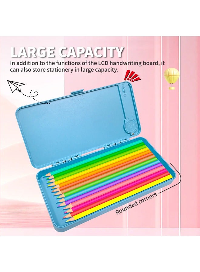 Large Space LCD Writing Pad Pencil Case, Graffiti Pad With Professional Pen, One-Click Clear With Professional Writing Pen, With Storage Function, For Painting/Graffiti/Writing - Image 5