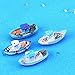 Halloluck 4 Pcs Miniature Dollhouse Boat Sea Fishing Boats Mediterranean Decor Ocean Beach Fairy Garden Micro Landscape Dollhouse Ornament Accessories Random Styles - Image 4