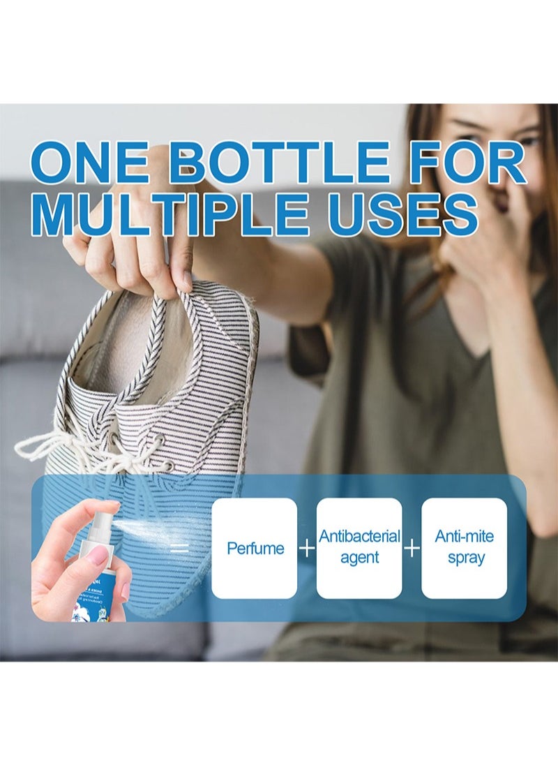Jaysuing - Natural Shoe Deodorizer Spray Refreshing Foot Spray Odor Remover  Muti Purpose Foot Odor for Shoes Sneakers Boots Sandals Shoe Shock Antibacterial Spray  Shoe And Socks Freshener - Image 1