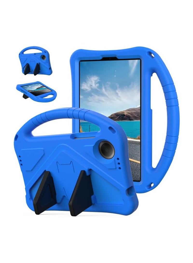 VKL for Xiaomi Redmi Pad SE 8.7 Inch (2024) Kids Case,Lightweight EVA Kid Friendly Shockproof Protective Case,Handle Stand Heavy Duty Tablet Cover (Blue)