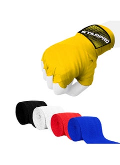 Starpro Boxing Hand Wraps Carbon Woven Cotton Bandages 2.55m 3.5m 4.5m Boxing Wraps For Men Women Kids for Training Sparring Fitness & Martial Arts  - Image 1
