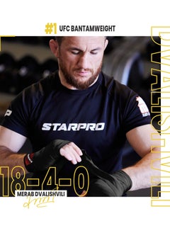 Starpro Boxing Hand Wraps Carbon Woven Cotton Bandages 2.55m 3.5m 4.5m Boxing Wraps For Men Women Kids for Training Sparring Fitness & Martial Arts  - Image 4