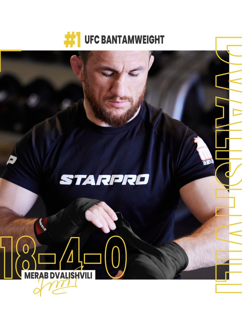 Starpro Boxing Hand Wraps Carbon Woven Cotton Bandages 2.55m 3.5m 4.5m Boxing Wraps For Men Women Kids for Training Sparring Fitness & Martial Arts - Image 4