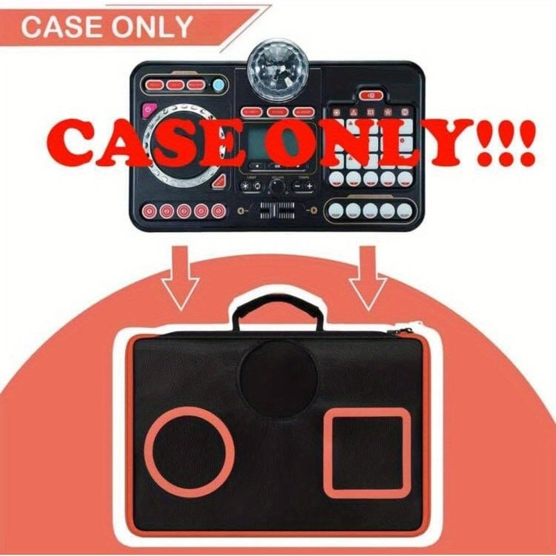 Black Durable Dj Mixer Carrying Case For Kidistar Kidi Dj Mix Portable Electronic Music Gear Protector Case Only - Image 3