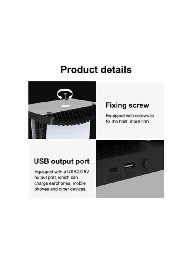 IPega 6 in 1 Game Vertical Stand Multifunctional Cooling Fan Charging Base For PS5 - Image 4