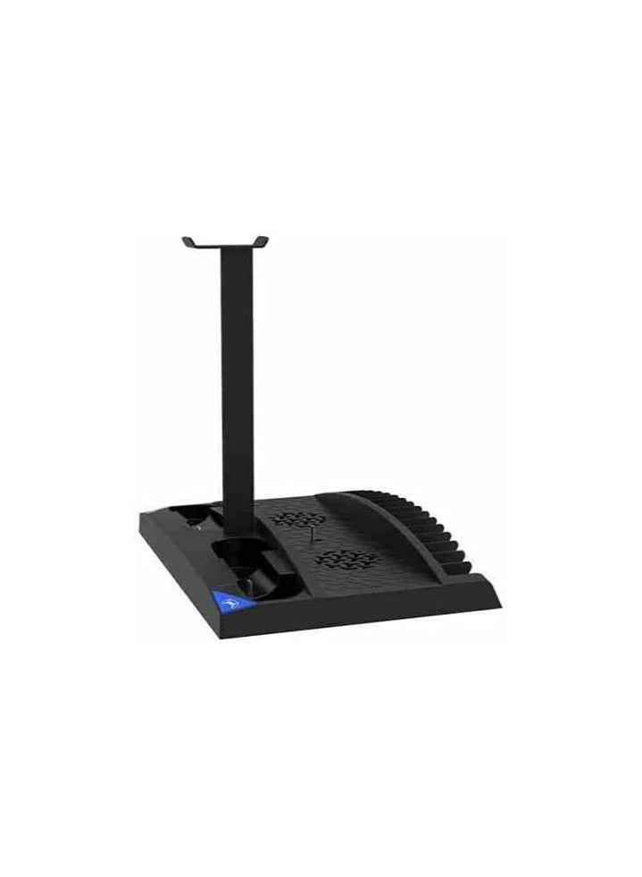 IPega 6 in 1 Game Vertical Stand Multifunctional Cooling Fan Charging Base For PS5 - Image 2