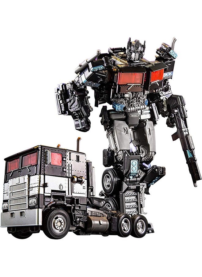 UETEEY 2 In 1 Deformation Robot Toy, Deformed Car Robot Toys, Action Figure Deformation Car Model, Portable Alloy Deformation Robot Toys Gift for Kids  - Image 1