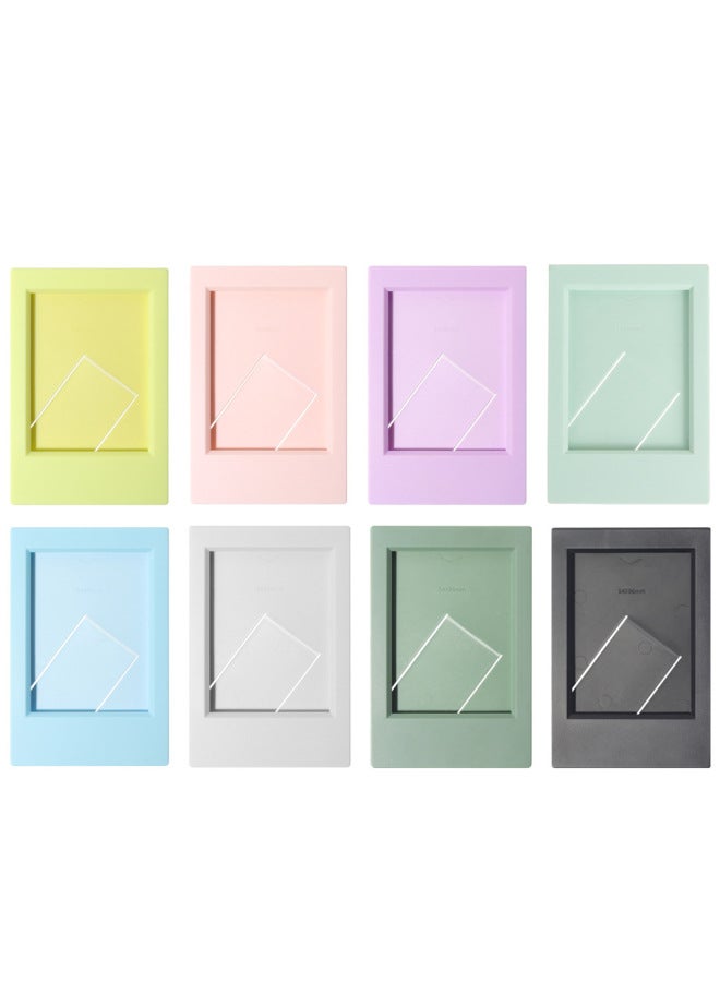 Suitable For Mini3 Inch Classic Vertical Photo Frame Creative Seven Color Set Color Photo Rack Photo Frame Table - Image 1