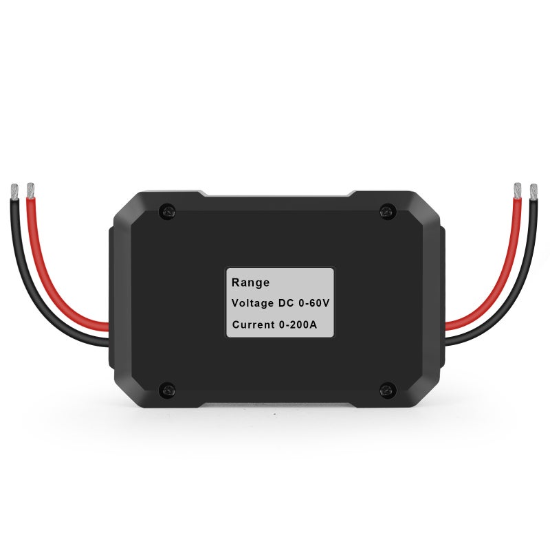 DC Power Meter: 200A High Accuracy - Backlit Large LCD Display Digital Power Analyzer for DIY DC Power Projects, Battery Powered Devices - Image 5