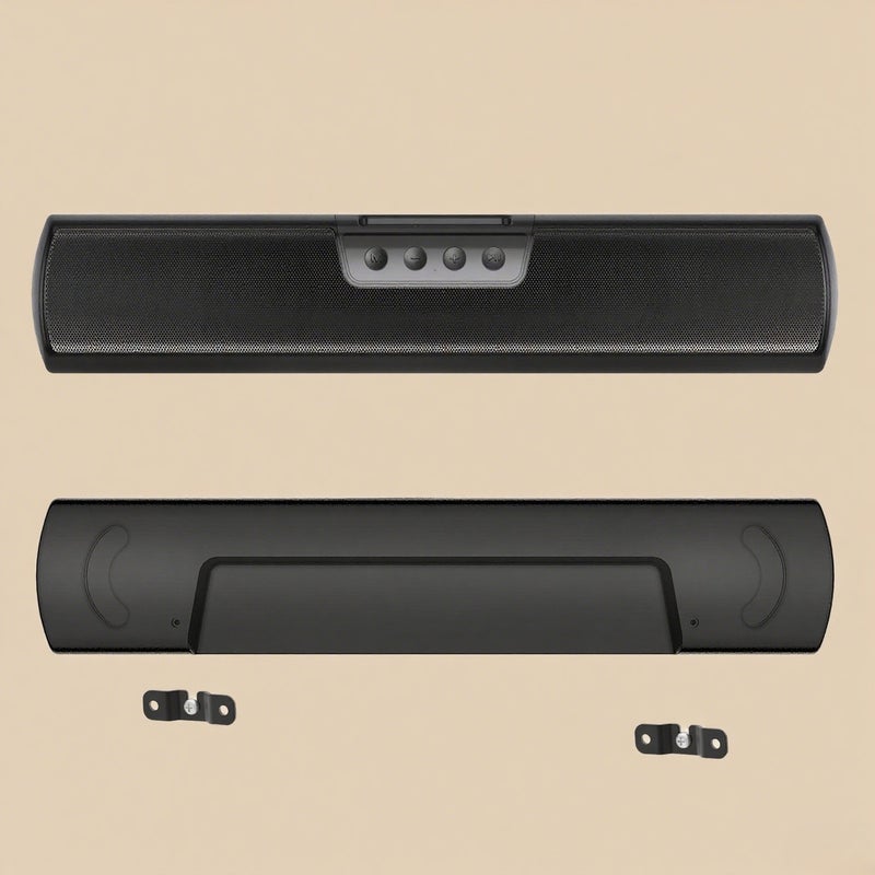 Q3 Wireless Bluetooth 5.0 Speakers 20W Soundbar Home Theater 3D Stereo Sound Bar with Mic AUX IN USB TF Card Music Playback for TV Latop PC Smartphone - Image 4