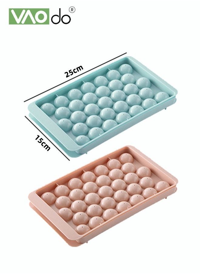 VAOdo - 2 Packs Ice Cube Maker Trays for Coffee Juice Milk Ice Cube Tray - Image 1