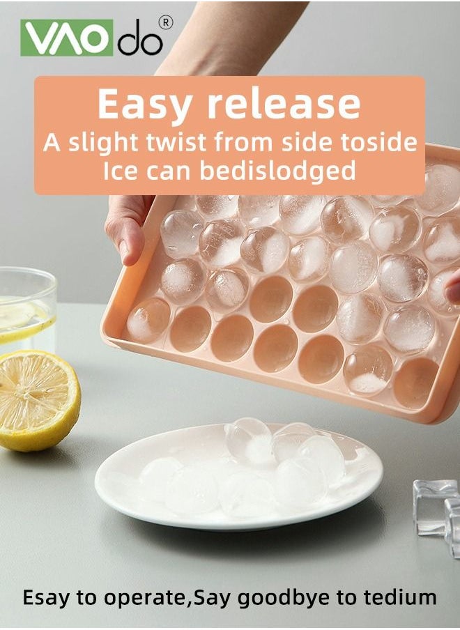 VAOdo - 2 Packs Ice Cube Maker Trays for Coffee Juice Milk Ice Cube Tray - Image 1