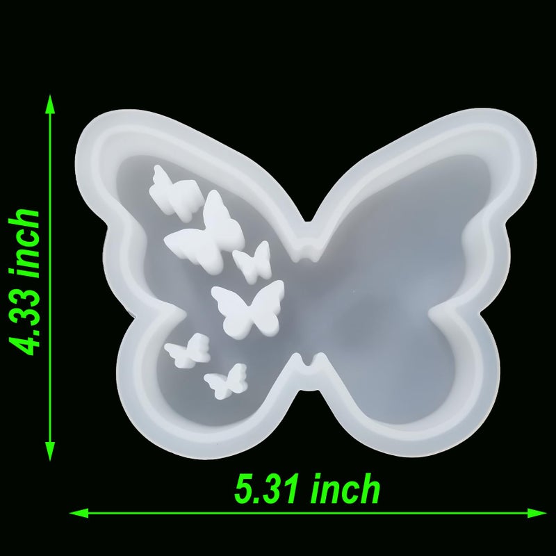 Fuehbur ã€300+ Design Optionalã€‘ Fuehbur Flutter Butterfly Shape Car Freshies Silicone Mold- Air Freshie Mold - Aroma Bead Freshener -Epoxy Resin - Candle Soap Mould - Oven Safe - Image 3