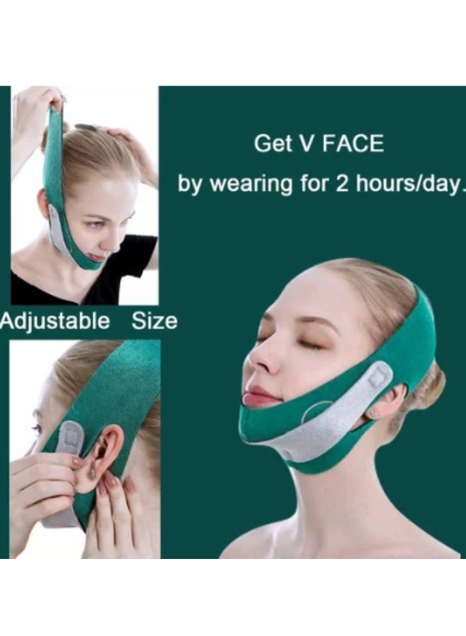 حزام تنحيف الوجه على شكل V لرفع الذقن - Image 2