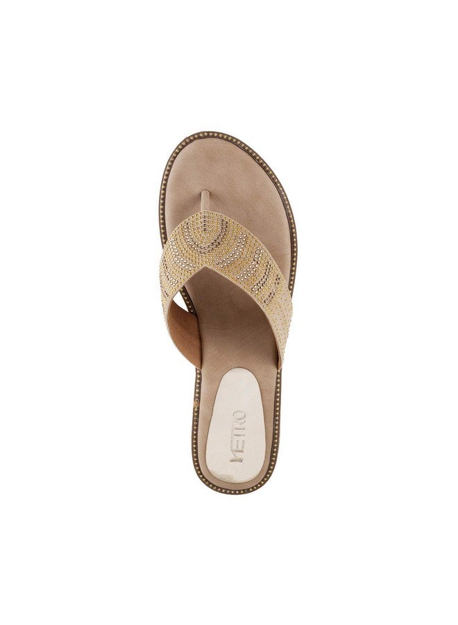 مترو نعال مترو النسائية المصنوعة من مواد صناعية باللون البيج (مقاس (5 المملكة المتحدة (38 الاتحاد الأوروبي)) - Image 4