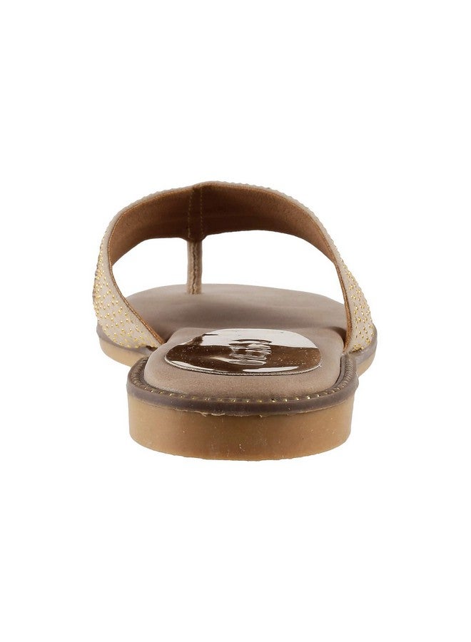 مترو نعال مترو النسائية المصنوعة من مواد صناعية باللون البيج (مقاس (5 المملكة المتحدة (38 الاتحاد الأوروبي)) - Image 3