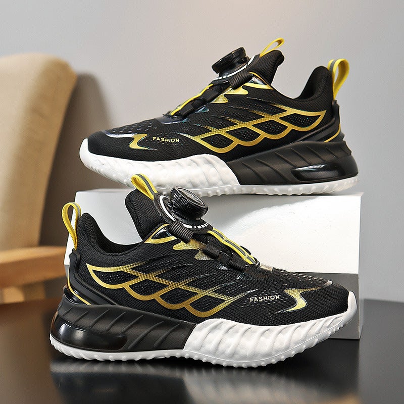 Boys' Shoes Dad Shoes Summer Thin Children'S Mesh Breathable Sports Mesh Shoes Boys' Non-Slip Popular Style - Image 5