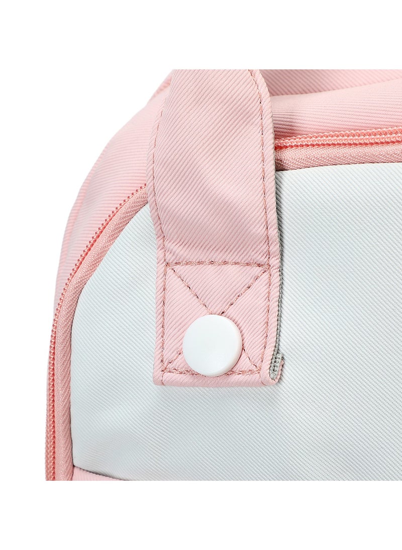 Generic - 222 Lightweight Laptop School Travel Multi-pocket Multi-Compartment Large Capacity Women's Water-resistant Collage Daily Use Backpack Bag - Pink - Image 1