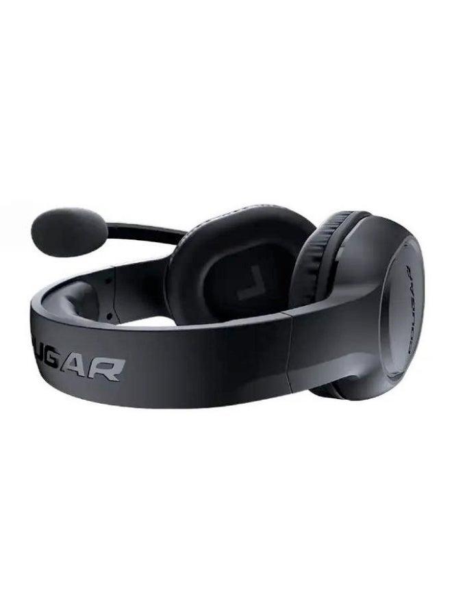 كوجار HX330 over-ear Gaming headset with 9.7mm Microphone – Black/Orange - Image 2