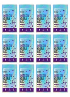 Soo Ae Unicorn Glow Hologram Mask, 12 Count
