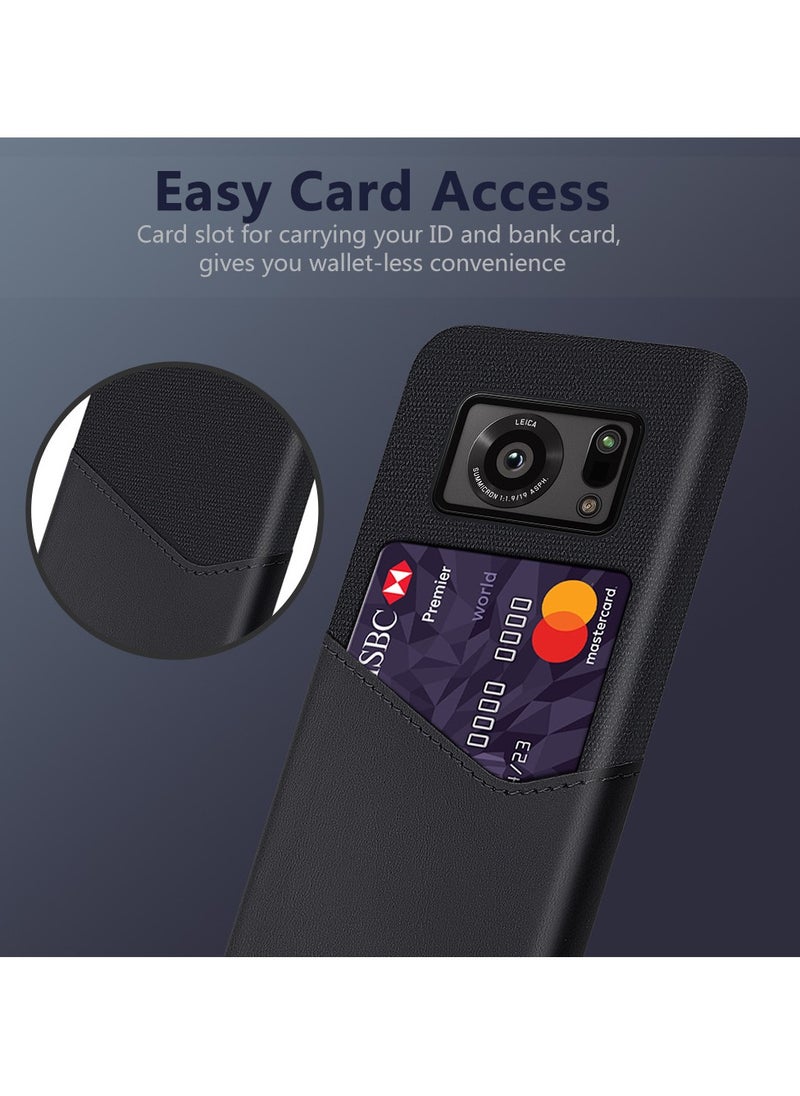 General - Compatible with Sharp AQUOS R6 for Wallet Case,Ultra Slim Protector Case,Leather Wallet Case Slim Credit Card Slot Holder Case - Image 1