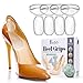 Ballotte Premium Silicone Heel Pads for Shoes Soft Heel Grips or Inserts for Big Shoes Alleviates Slipping Discomfort Comfortable Cushioning for High Heels 4Pack Natural - Image 1
