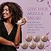 Ballotte Premium Silicone Heel Pads for Shoes Soft Heel Grips or Inserts for Big Shoes Alleviates Slipping Discomfort Comfortable Cushioning for High Heels 4Pack Natural - Image 4