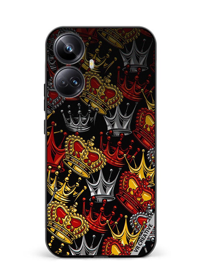 VR CREATIVE Protective Case Cover For Realme 10 Pro Plus King And Queen Design Multicolour - Image 1