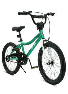 Whimsy Whimsy - Classic 20" Kids Bike 2-Minute Assembly, Handbrake, Child-Friendly Cycle, Adjustable Saddle - Green  - Image 2