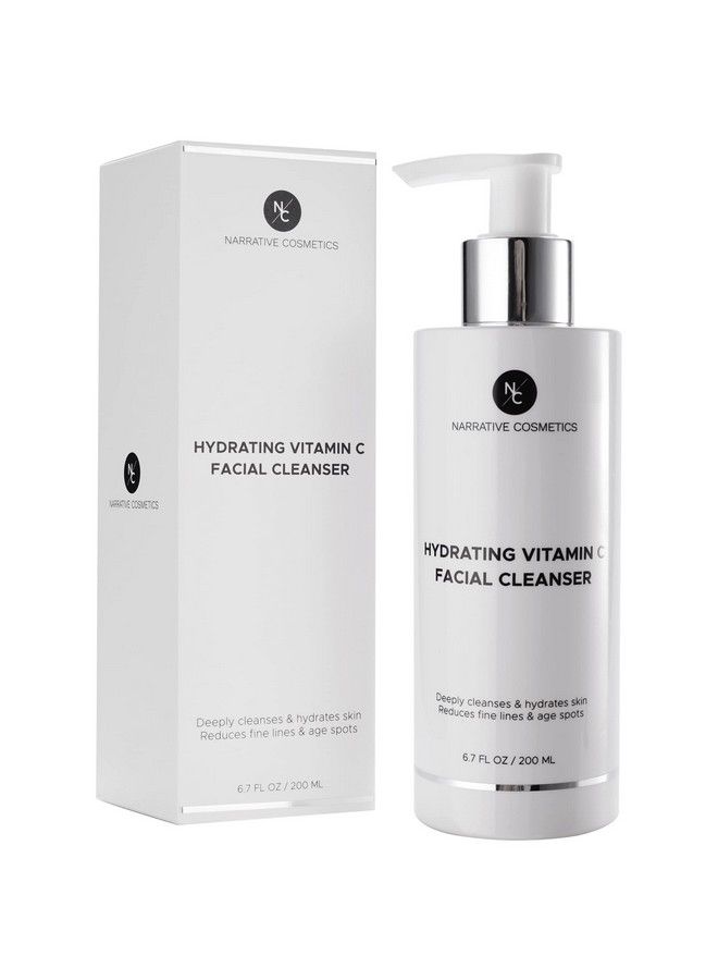 Narrative Cosmetics Vitamin C Face Wash Cleanser Natural Anti Aging Face Wash That Improves Skin Texture And Tone. Gently Remove Impurities For A Clean And Balanced Skin 6.7 Fl Oz (200Ml) - Image 2