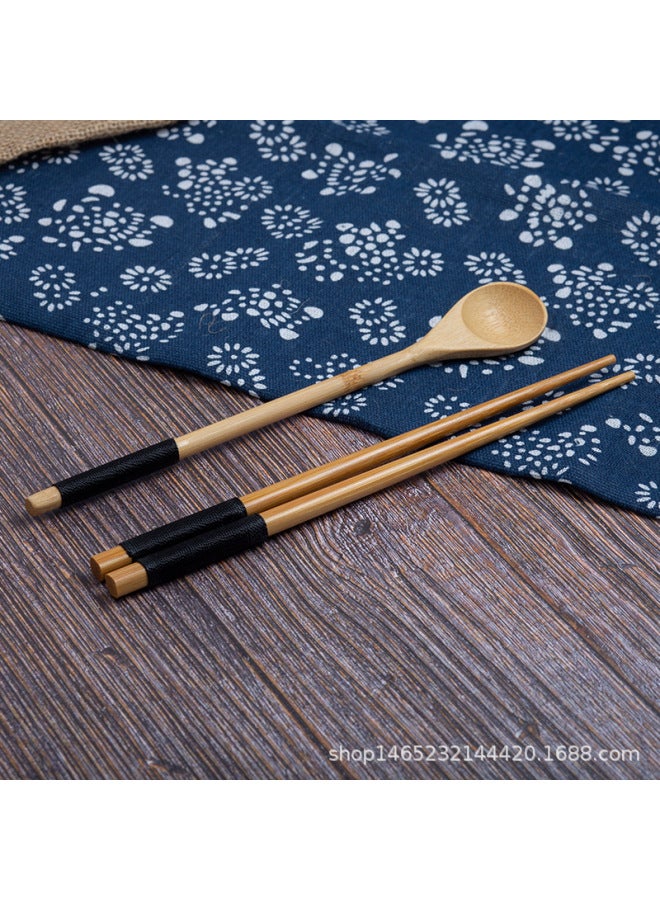 Gift Box Special Bamboo Spoon Kidsren's Small Bamboo Spoon Coffee Stirring Spoon Bamboo Spoon Spoon Can Be Printed-Specifications:JA-002  - Image 3