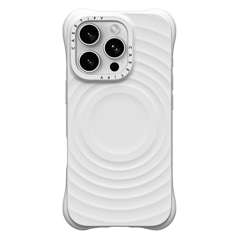 Casetify Iphone 16 Pro Max The Ripple Case With Magsafe - White